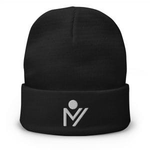 black beanie