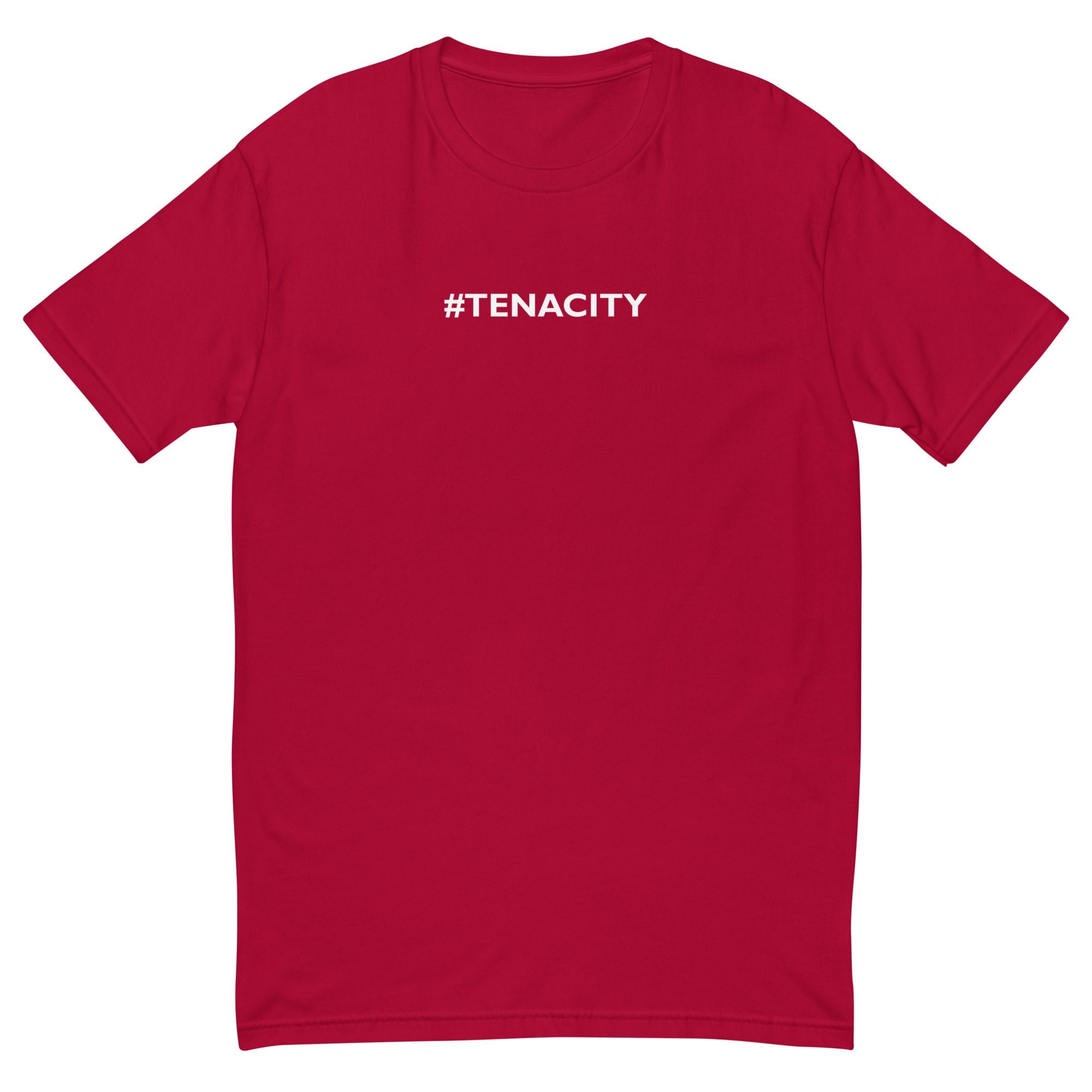 tenacity red t-shirt