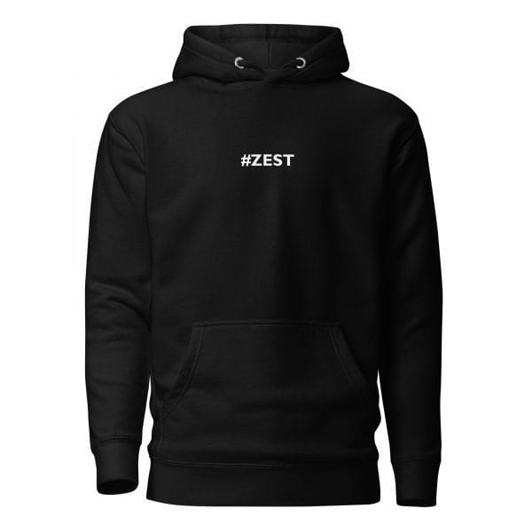 zest black hoodie