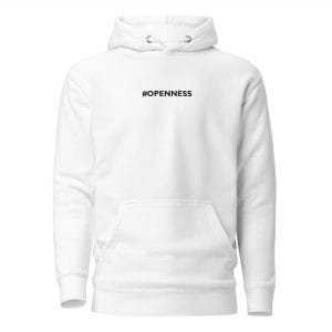 openness hoodie white